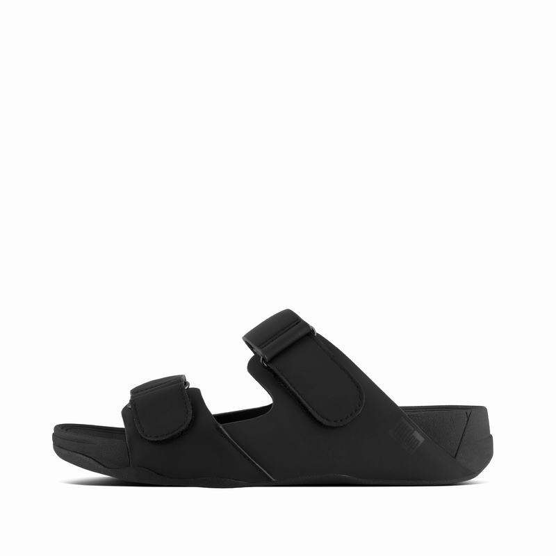 FitFlop Gogh Neoprene Schwarz - FitFlop Pantoletten Herren Sale [HDBR-25470]